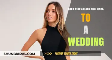 Black Maxi Dresses: Wedding-Appropriate or Not?