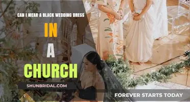 Black Wedding Dresses: Church-Appropriate or Too Bold?