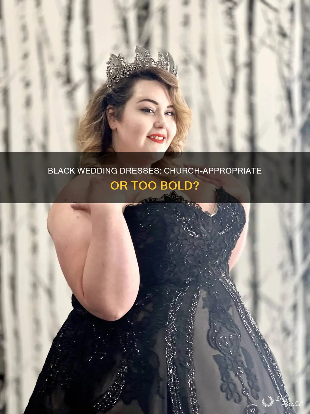 can I wear a black wedding dress in a church