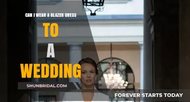 Attending a Wedding? Try a Blazer Dress