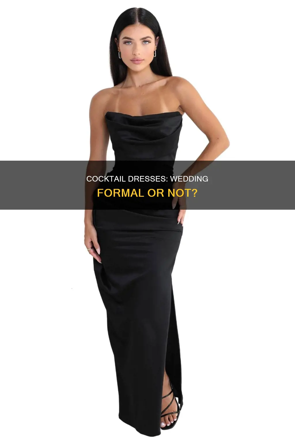 can I wear a cocktail dress to a formal wedding