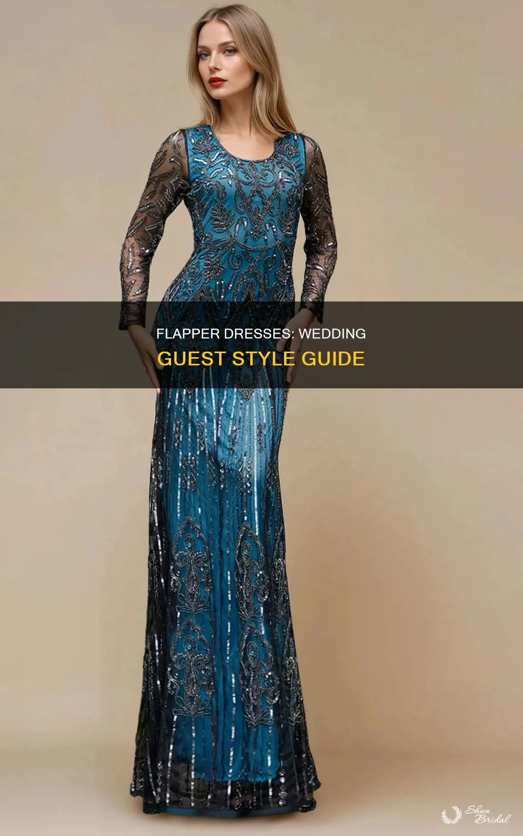 can I wear a flapper dress to a wedding