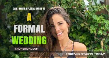 Floral Dresses: Wedding Formality or Faux Pas?