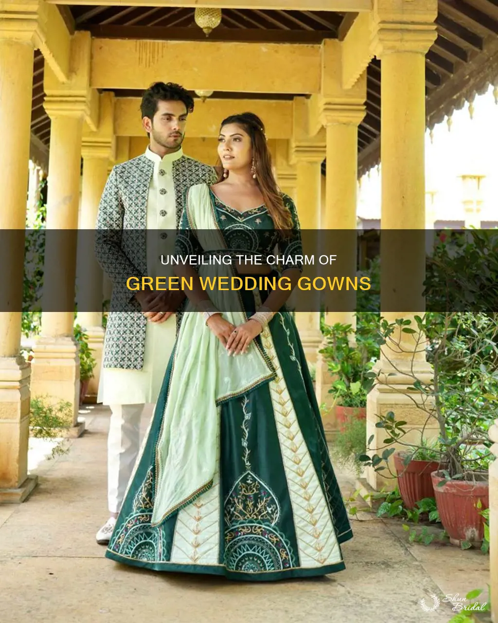 can I wear a green wedding dress