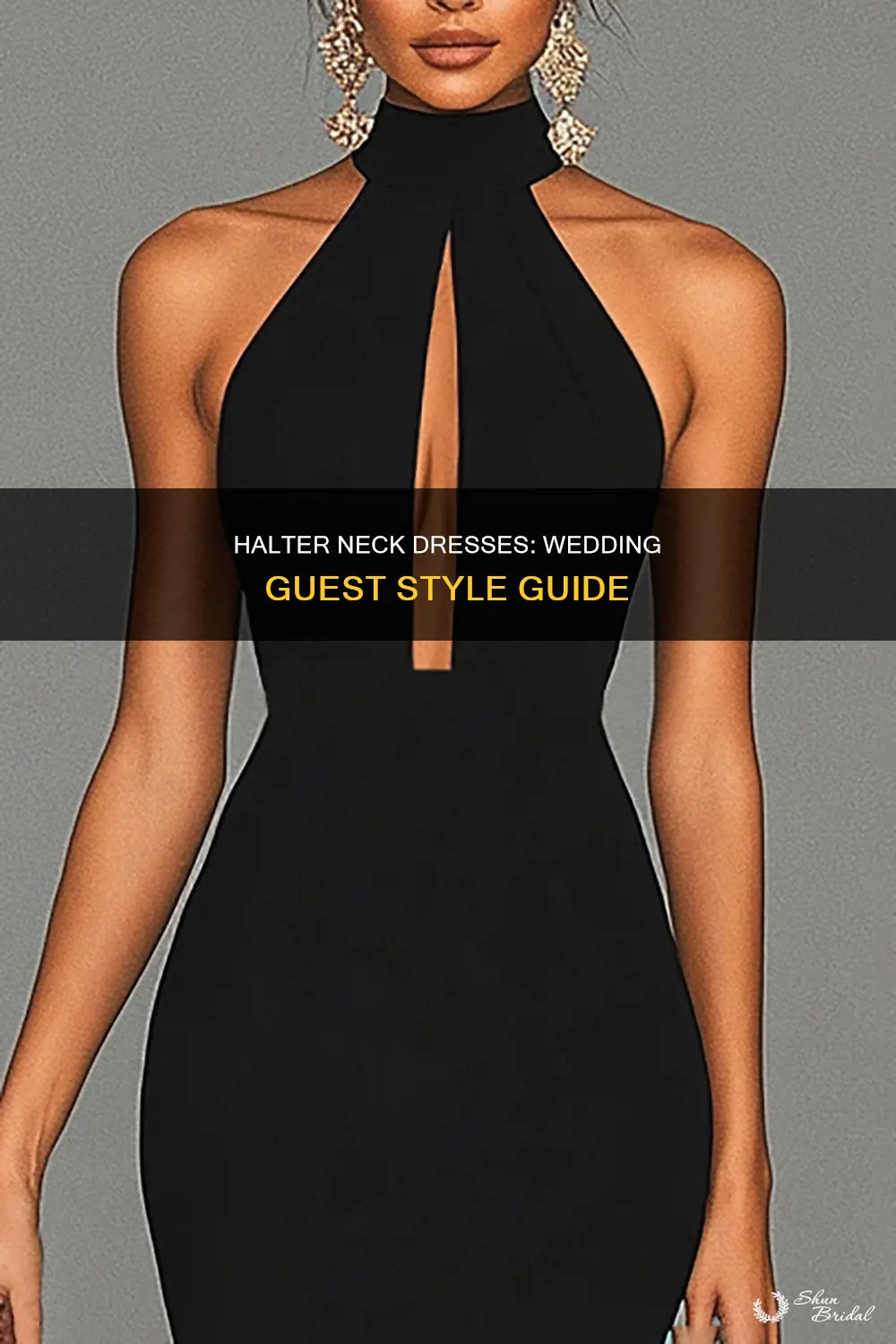can I wear a halter neck dress to a wedding
