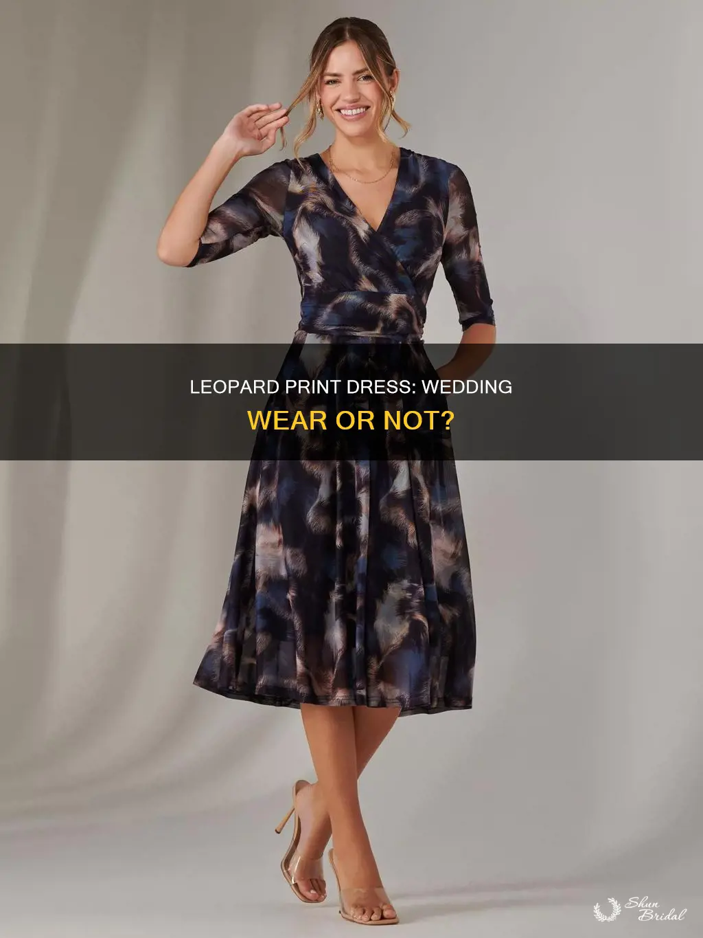 can I wear a leopard print dress to a wedding