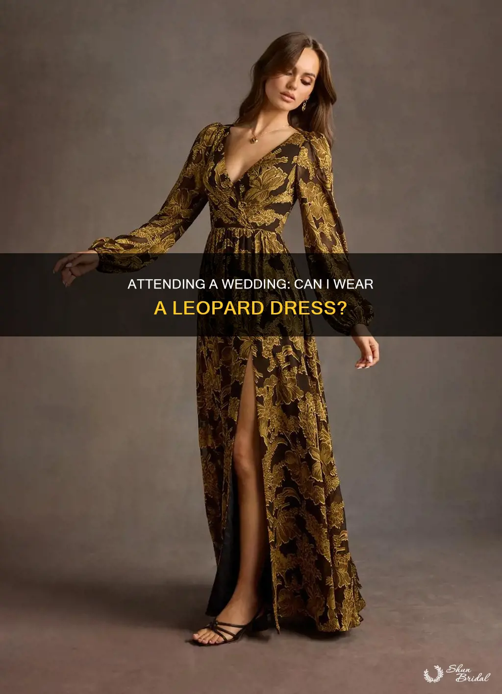 can I wear a lepard.dress.to a.wedding