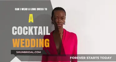 Long Dresses: Cocktail Wedding-Appropriate or Not?