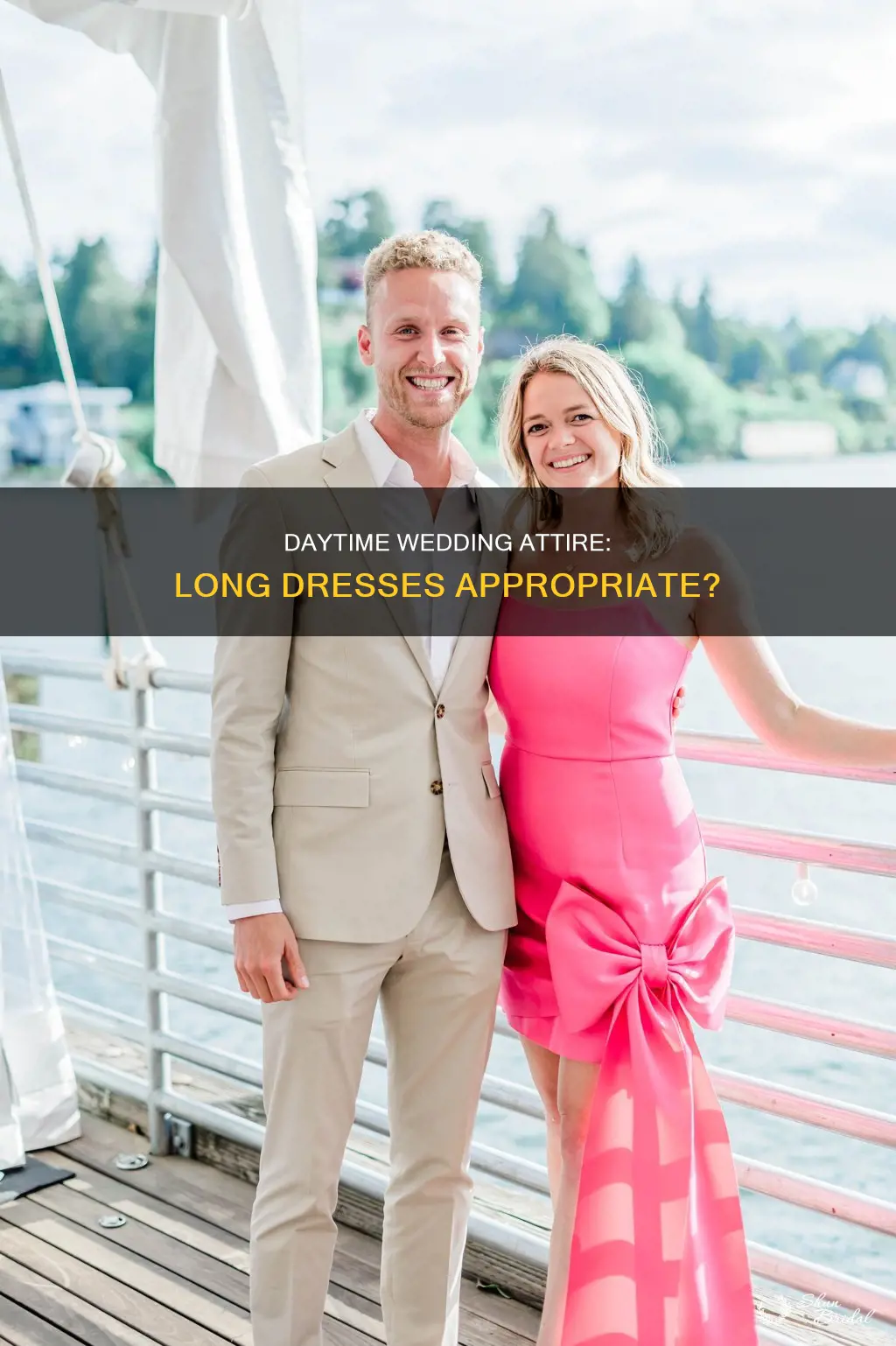 can I wear a long dress to a daytime wedding