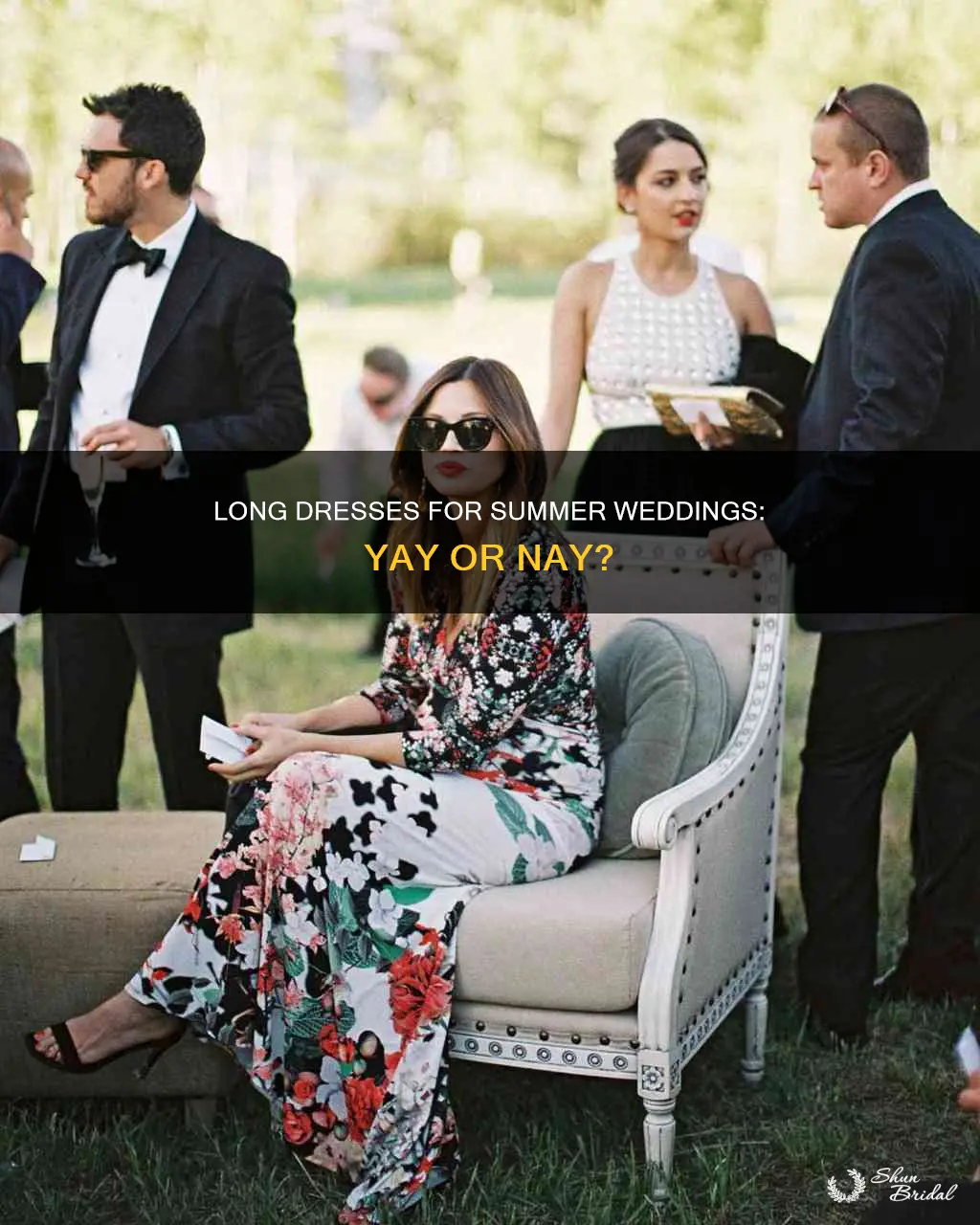 can I wear a long dress to a summer wedding