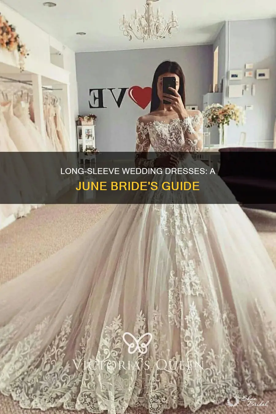 can I wear a long sleeve wedding dress in june