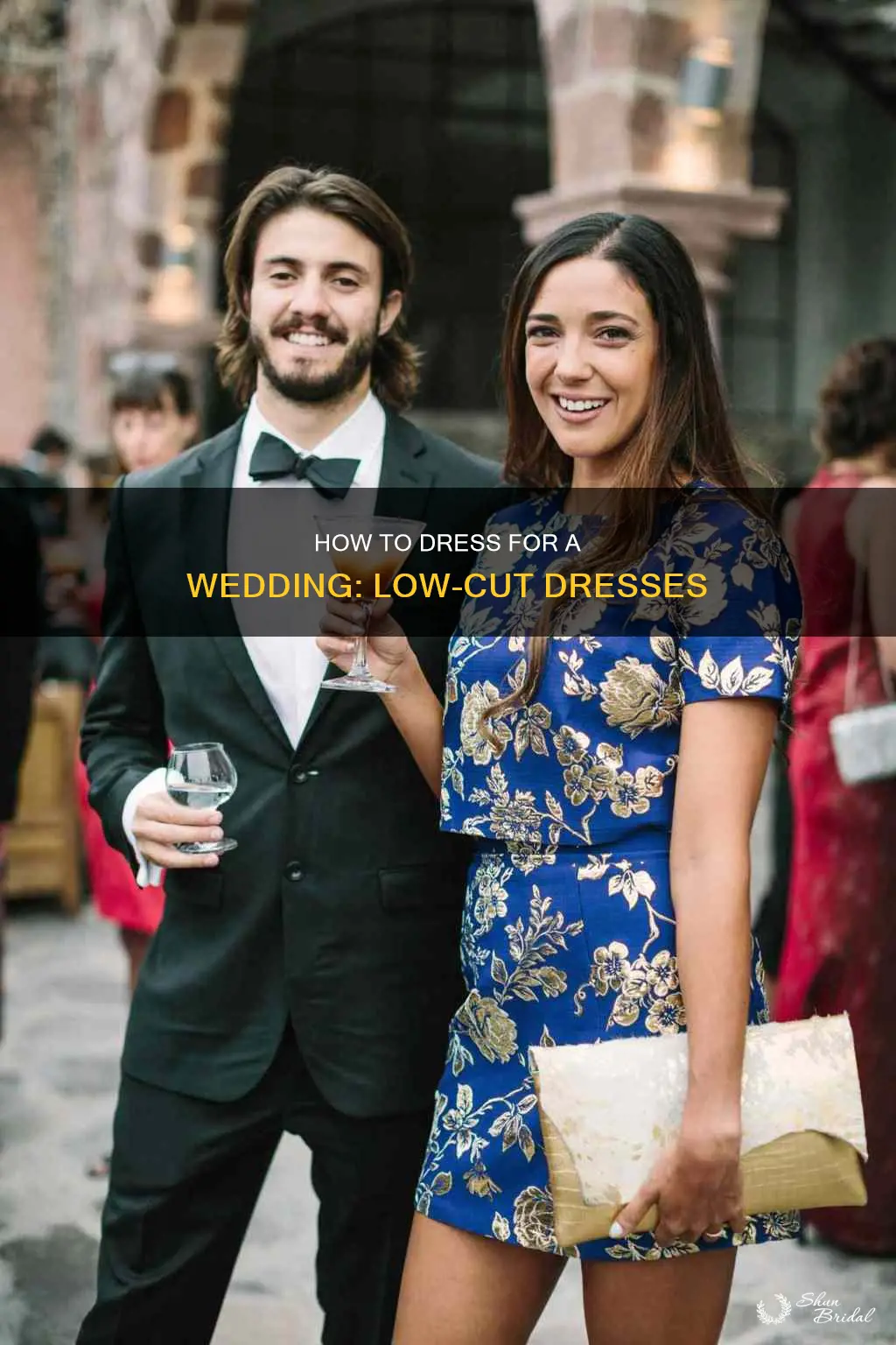 can I wear a low cut dress to a wedding