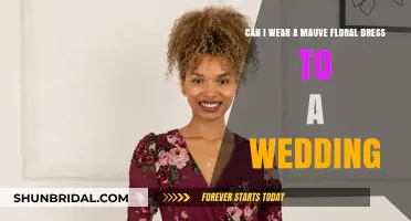 Mauve Floral Dress: Wedding-Appropriate or Not?