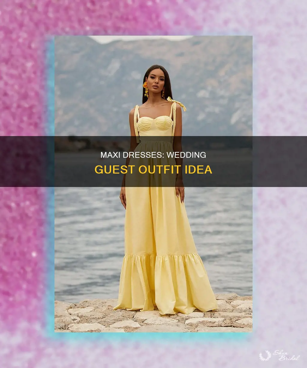 can I wear a maxi dress to a casual wedding