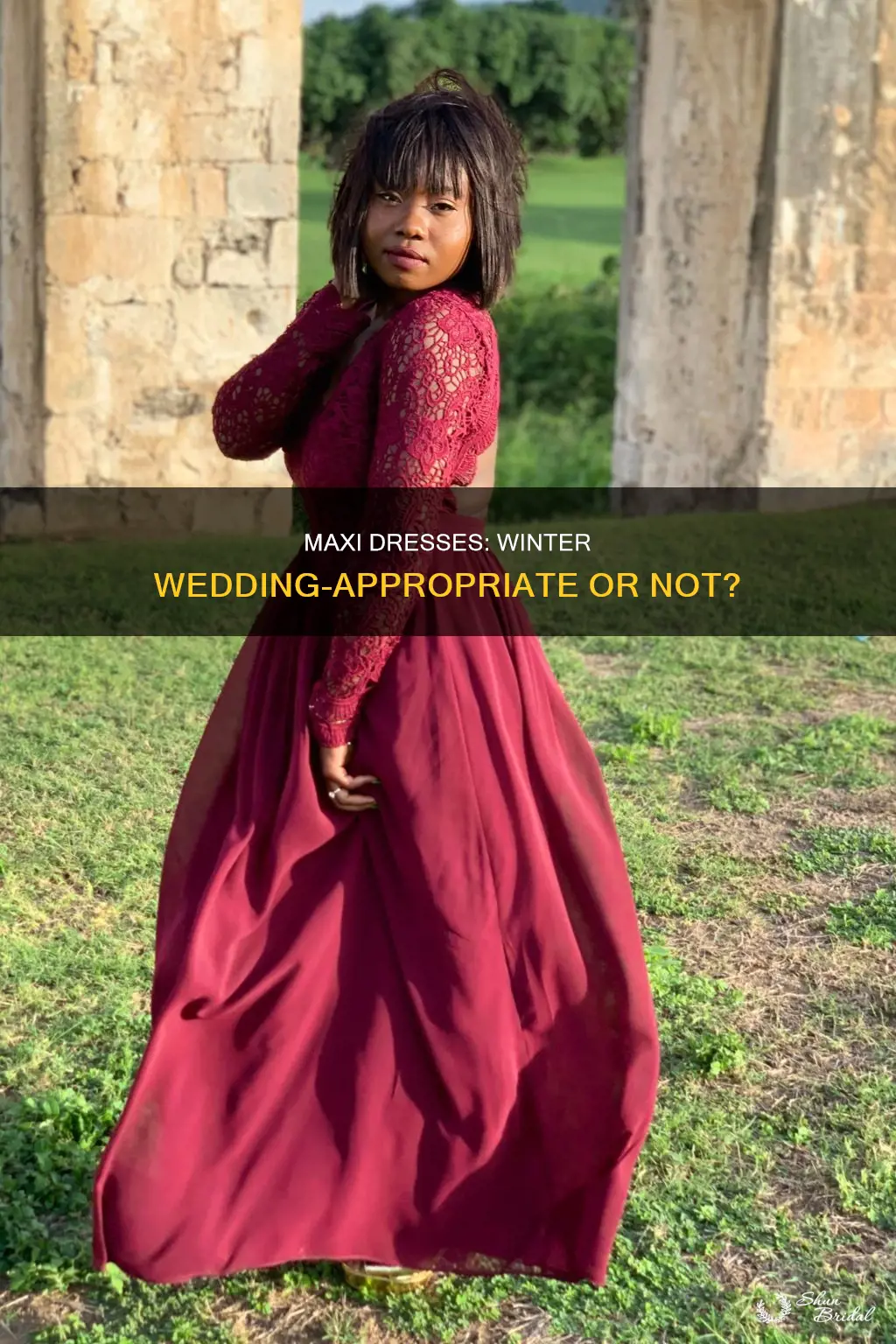 can I wear a maxi dress to a winter wedding