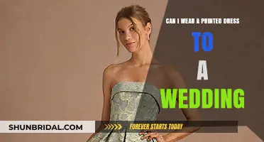 How to Wear Prints to Weddings
