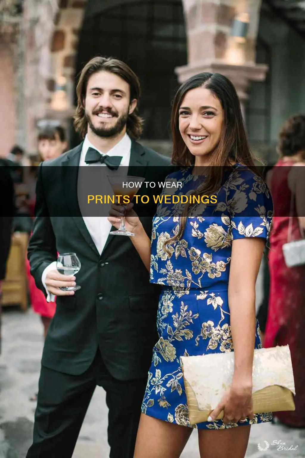 can I wear a printed dress to a wedding