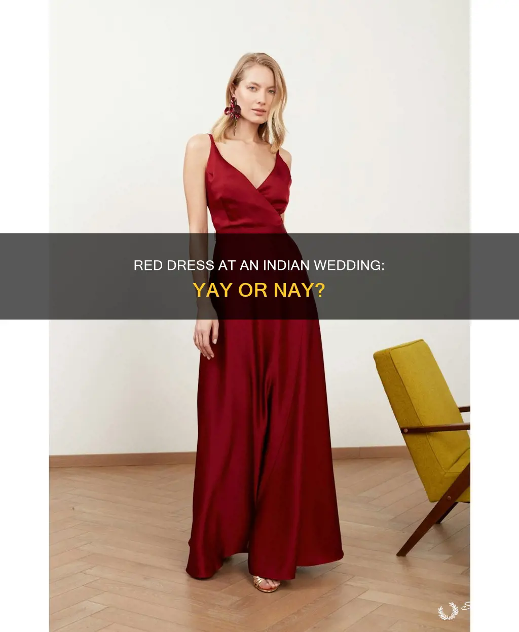 can I wear a red dress to an indian wedding