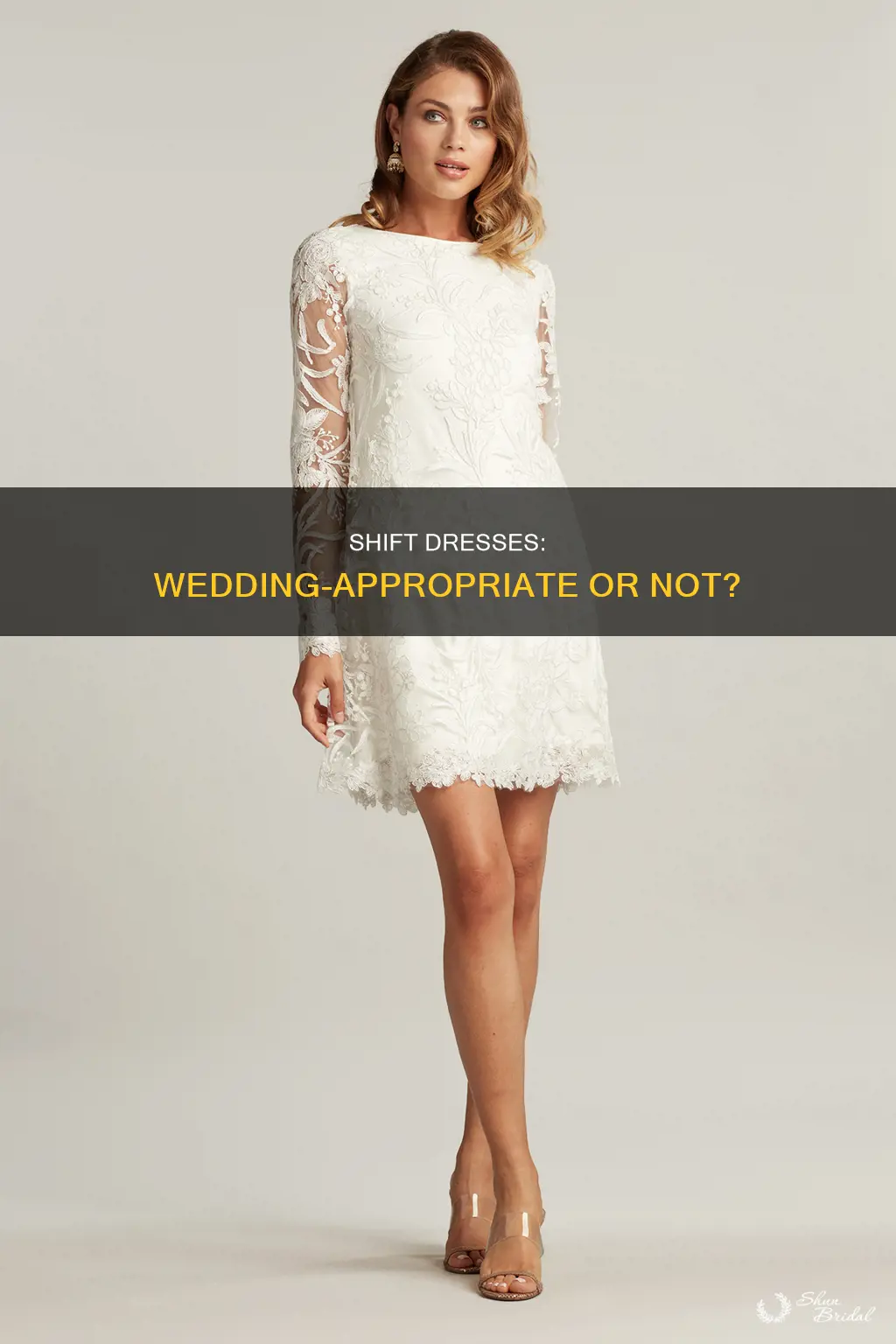 can I wear a shift dress to a wedding
