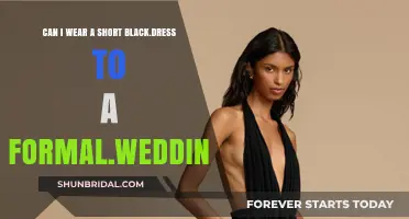 Black Dress Code: Wedding Edition