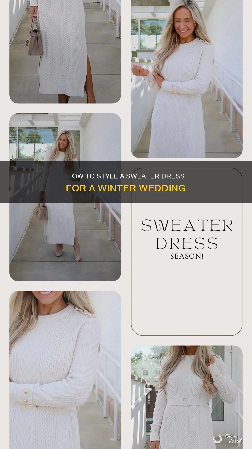 can I wear a sweater dress to a winter wedding