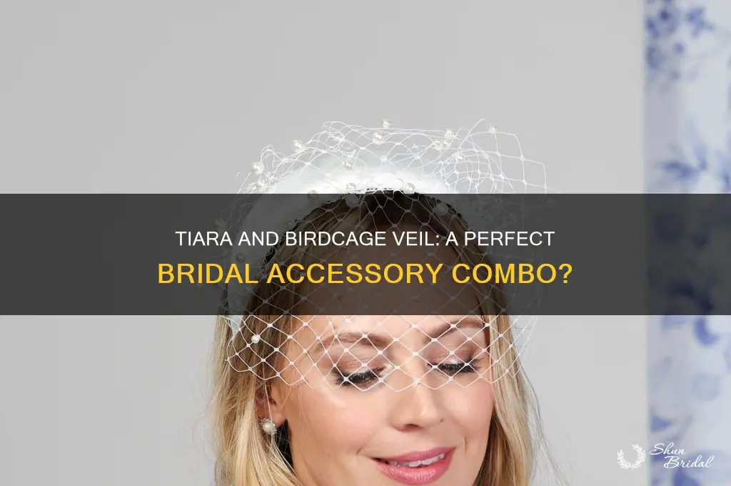 can i wear a tiara and a birdcage veil