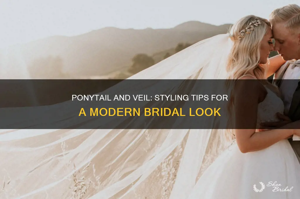 can i wear a veil with a ponytail