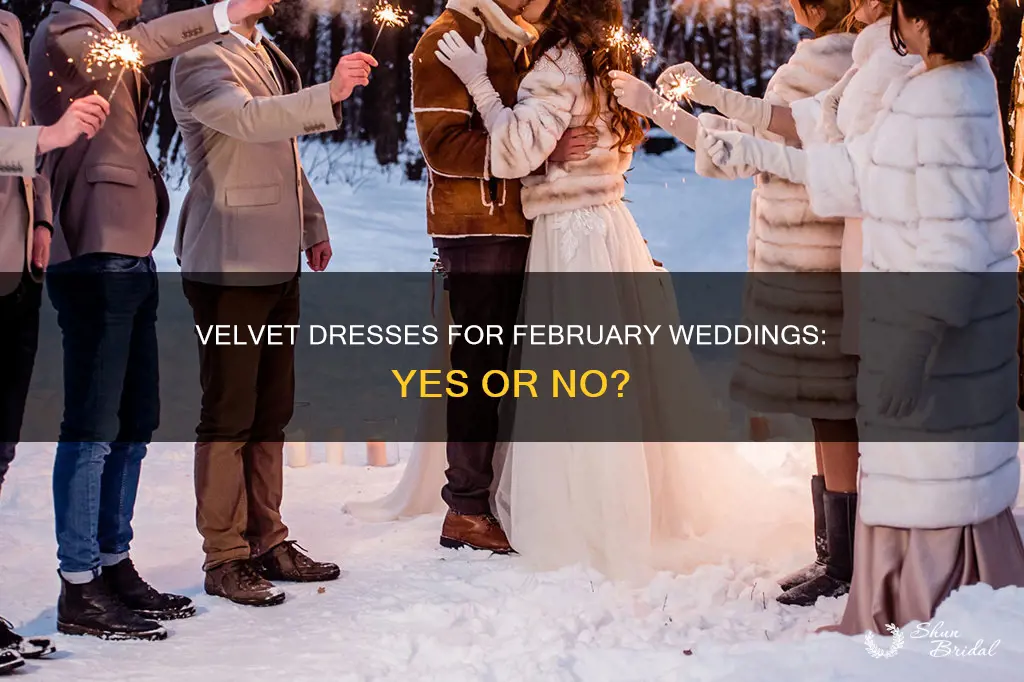 can I wear a velvet dress to a february wedding