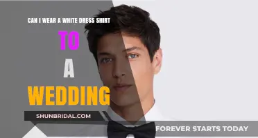 White Dress Shirts: Wedding-Appropriate or Not?