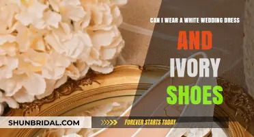 White Wedding Dress, Ivory Shoes: Do or Don't?