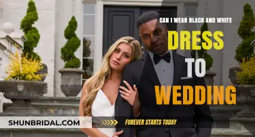 Black and White Dress Code: Wedding Edition