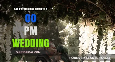 Black Dress Code: Wedding Edition