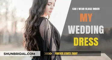 Black Under Wedding Dress: Yay or Nay?