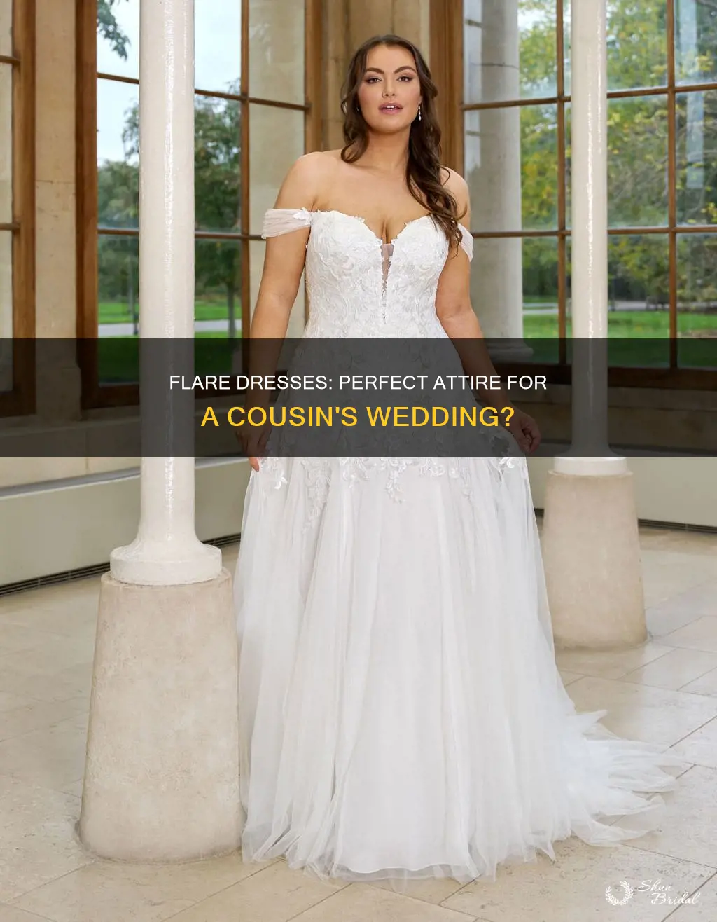 can I wear flare dress for my cousins wedding