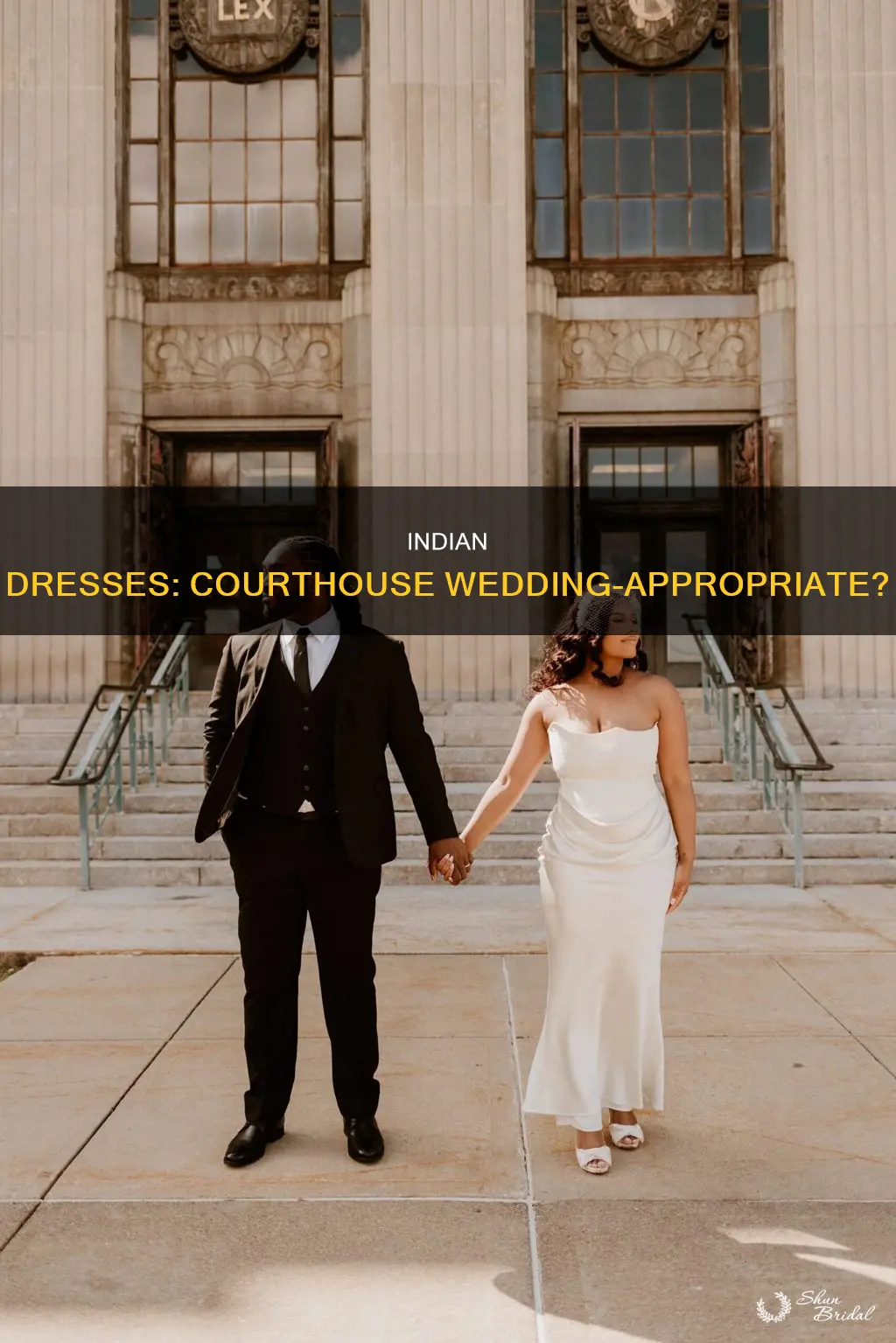 can I wear indian dress for courthouse wedding