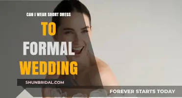 Short Dresses at Formal Weddings: A Do or Don't?