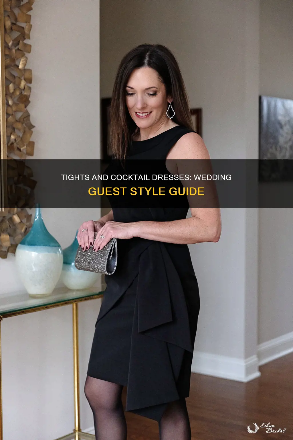 can I wear tights with my cocktail wedding guest dress