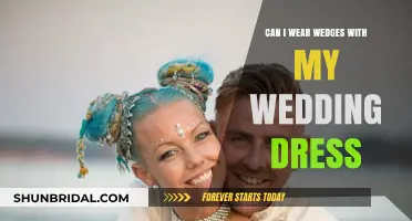 Wedges with Wedding Dresses: A Stylish Choice?