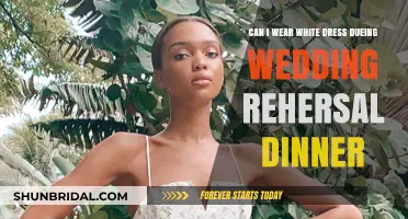 White Dresses: Rehearsal Dinner Do's and Don'ts