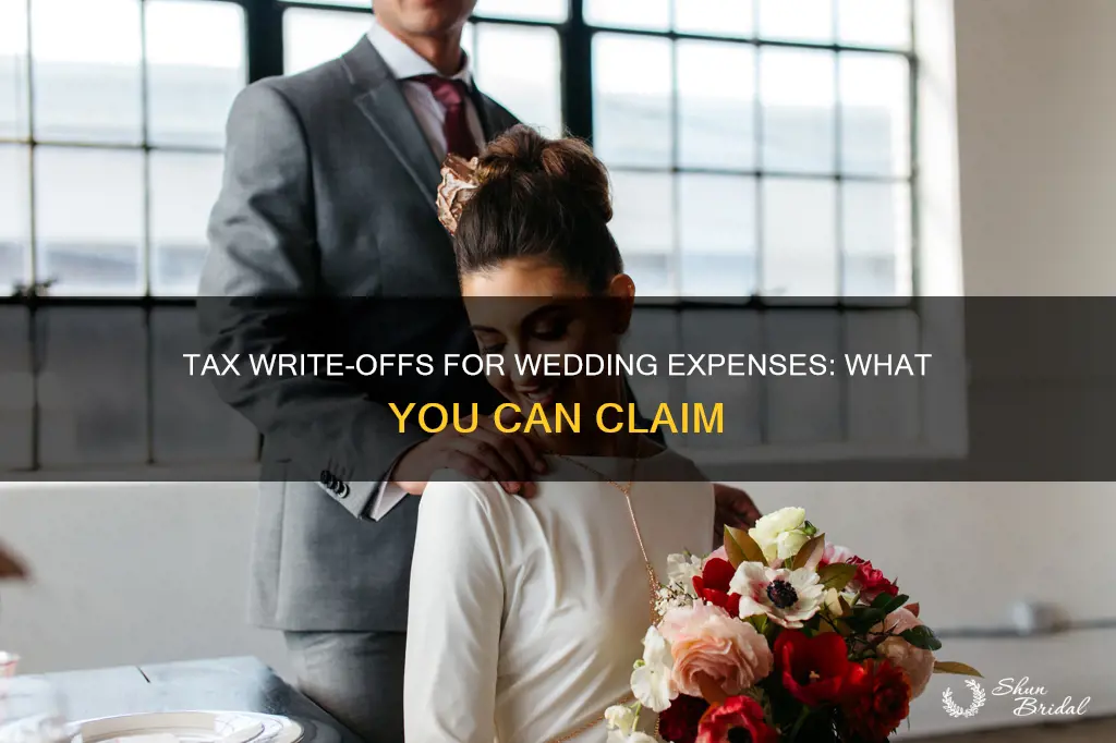 can I write off my wedding expenses