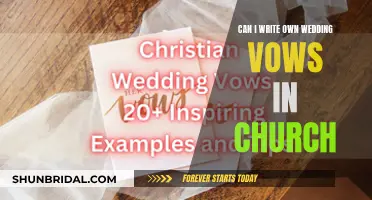 Personalized Wedding Vows: Church Ceremony