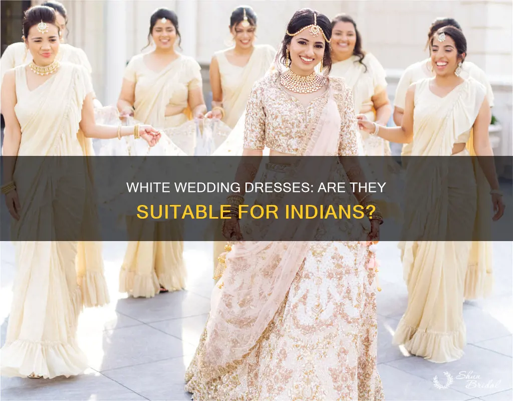 can indian people wear white dress to wedding