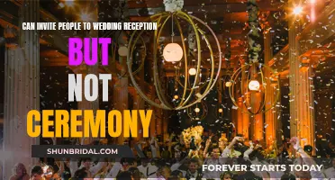 Wedding Reception Guest List: Ceremony Exclusivity