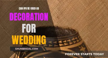 IPU Decor for Weddings: Creative and Unique Ideas