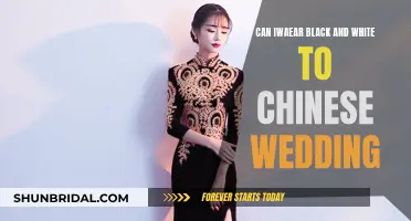 Black and White Attire: Chinese Wedding-Go or No-Go?