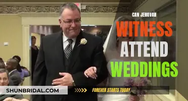 Jehovah's Witness at Weddings: What's Allowed?