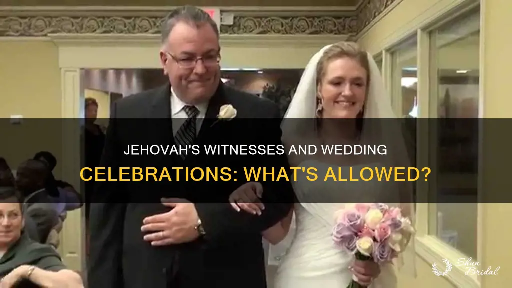 can jehovah witnesses celebrate weddings