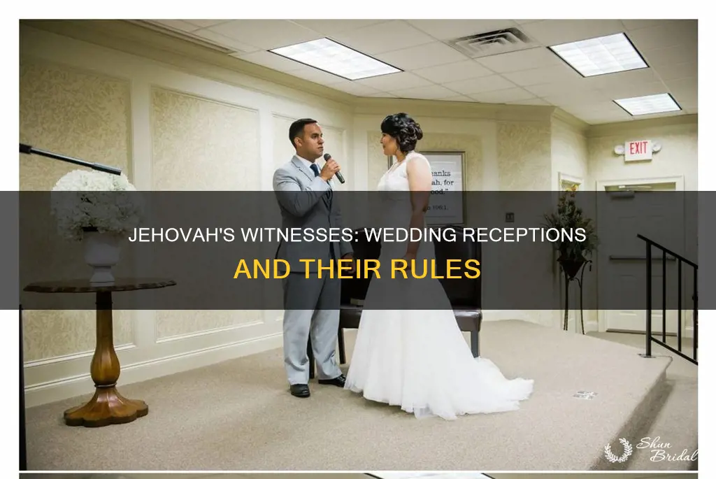 can jehovah witnesses go to wedding receptions