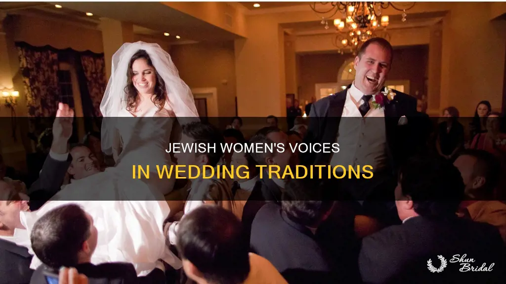 can jewish women sing at weddings