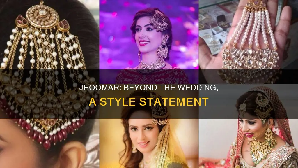 can jhoomar be worn outside wedding